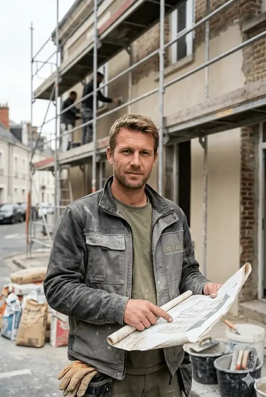 Julien R. — Gérant et chef de chantier ravalement façade Orléans